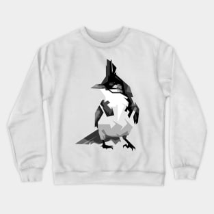 glatics bird in grayscale Crewneck Sweatshirt